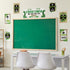 Green Plant Poster Bulletin Board Classroom Banner Decoration Set for Office Preschool Elementary Middle School Decor