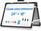Whiteboard Dry Erase Boards, Portable Double Sided Magnetic Board, Foldable for Kids Students