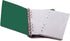 HNR Green Loose-Leaf Memo Book, 6 3/4 x 3 3/4", 6-Ring Binder, 80 Pages + Free Refill