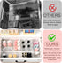 8 2-Size Pcs Mixed Extendable Clear Drawer Organizer, All Adjustable Vanity Storage Box, Desk Drawer Organizer, Acrylic