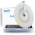 CAMWAY Straight Feeler Gauge, 32 Blades Thickness Gauge Metric Inch 0.04-0.88mm/0.0015-0.035 Inch for Valves, Spark
