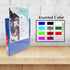 BAZIC 3 Ring Binder 1/2" Economy View Binders Organizer - Blue, Round Ring, Holds 100 Sheets, for School Office Home,