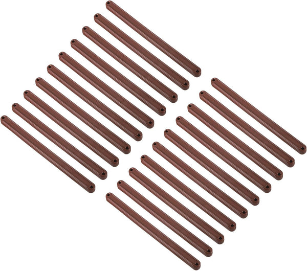 uxcell Drawer Slides, 20Pcs 235mm - Plastic Drawer Rails, Side Mounted Grooved