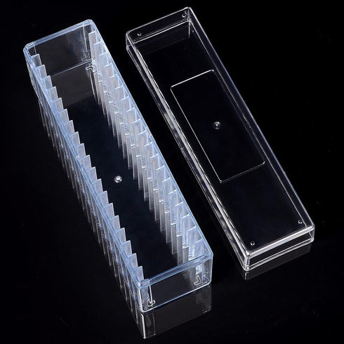 Ettonsun Transparent PC Coin Storage Box Case for 20 Slab Coin Holders, Fits PCGS NGC PCCB PMGab Coin Holders