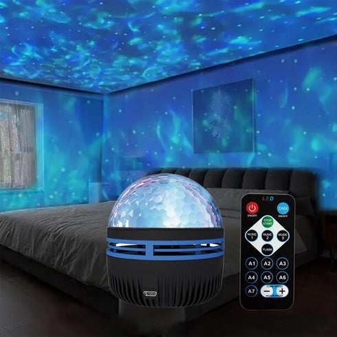 XYDongtong 2 1 14 in Northern Lights and Ocean Wave Projector with Effects of Galaxy Light for Game Rooms, Parties