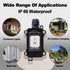 Heavy Duty Waterproof Extension Cord with On/Off Switch, 3-ft 16AWG Cable Piggyback Plug, AC/DC