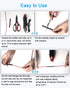 MILAPEAK 270 PCS Heat Shrink Tubing Kit - 3:1 Ratio Adhesive Lined Marine Grade Shrink Wrap