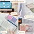 BAYTORY 700 Sheets Transparent Sticky Notes, Clear Bright Waterproof 3 x 3 inch Memo Pad for Annotating Books