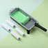 4 Inch Set, 8 1x 1x 1x 5X Bates- Foam Paint Roller pcs, Small Paint Roller Kit, Black Plastic Paint Tray, Tray Liner
