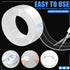 Clear Caulk Tape 10.5' x 1.5'' Waterproof Self Adhesive Caulk Strip Bathtub Sealant Tape Caulking Tape Sealing Strip Oil Proof Bathroom Caulk for Kitchen Floor Wall Edge Protector(PVC)
