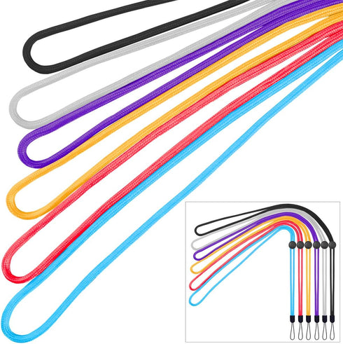 YOUOWO 6 Pack Adjustable Neck Lanyards for Pen, Phone, ID Badges Holder, Keys, Office Name Badges, USB Sticks,