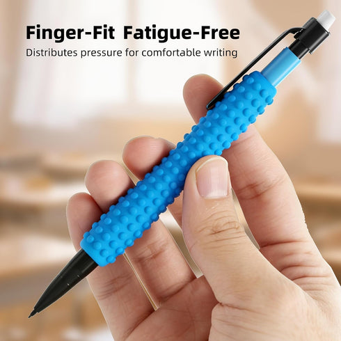 ELETIUO 4-in-1 Silent Fidget Pencil Sensory Focus Tool for Stress Relief, ADHD, Autism & Anxiety. Fine Motor Skills Aid