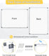 Double-Sided Magnetic Whiteboard, 30" x 20" Dry Erase Board, Aluminum Frame, Hanging Mounting Board with 4 Markers, Pen