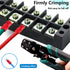 smseace 251pcs Crimping Tool with #8 Fork Spade Connectors, 22-10AWG Wire Fork Connectors, Multifunction