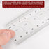 Film Flexible Ruler 30cm 0.5mm Scale, Transparent PET Plastic Folding Straight Calibration Measuring Tool