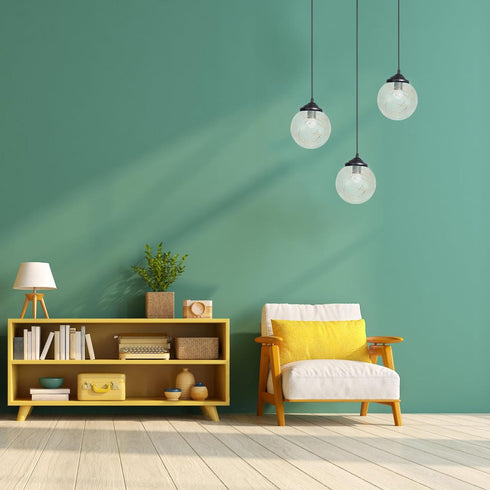 65-70mm UKCOCO Round Sphere Glass Globes for Light Fixtures Replacement Clear Bubble Glass Globe Lampshade Covers
