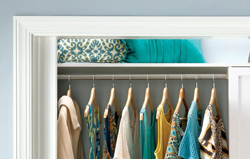ClosetMaid Set, SuiteSymphony Top Shelf Support Bracket Kit, Add On Accessory, Shelf Hardware for Top Shelf, Pure White