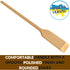 Giant Wooden Mixing Paddle 36-in Beech, Heavy Duty Stirring Spatula for Cooking, Brewing, and Camping