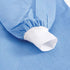 2, 35g (10) Disposable PPE Isolation Medical Gowns Level Full Back Coverage, Double Tie Closure, SMS Material, Knit