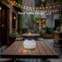 JMEXSUSS Solar Lanterns Outdoor Waterproof, LED Lanterns Decorative Outdoor, Lights Solar Table Lamps for Outside Patio