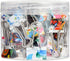Juvale 40-Pack Small Cute Binder Clips - 1.5 x 0.75 in Multicolor Floral Design, Durable Iron Clips for Document