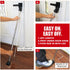 3-in-1 (1 Pack SECURITYMAN Door Security Bar, Security Door Stoppers & Door Barricade Heavy Duty Adjustable Iron