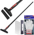 EHDIS Extenble Razor Blade Scraper, 16''-58'' Long Handle 6" Wide Blade Scraper