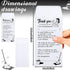 600 Pack 3.5 6.5 Inches Fainne Housekeeping Thank You Tip Envelopes, Cash Self Adhesive Tip Envelopes for Hotel Motel