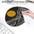 Premium-Textured Oval Mouse Pad, 8.7" x 7.1", Thick 3mm Anti-Slip Waterproof Rubber Mat, Cute Design