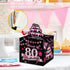 Toerifer 80th 80 Set-Included 35 Money Box for Cash Birthday Gift, Years Old Surprise Box Gift Box for Money Pull