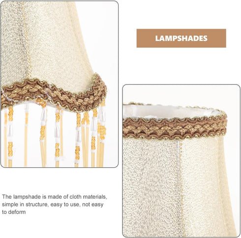 E14 6.10X6.10X5.31In Mobestech Small Lampshade Desk Lamp Shade Indoor Light Cover Cloth Lamp Shade for Wall Lamps