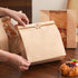 Bizcroc 50 Pack Packaging, 8.3"x3.5"x13.8" Bread Bags for Homemade Bread, Large Sourdough Bread Bags with Window