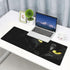 XL Cool Black Cat Gaming Mouse Pad, Large Non-Slip Rubber Mousepad, Long Extended 31.5'' x 11.8'' with Stitched Edges