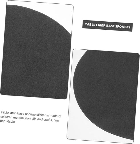 6pcs Non-Slip Desk Lamp Base Pads - Soft Adhesive Stickers