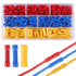 300PCS Butt Splice Crimp Connectors, Insulated Electrical Straight Wire Terminal Connectors 10-22AWG Assorted Terminals