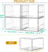 Versatile Acrylic Makeup Organizer, Transparent Desktop Storage for Cosmetics, Office Supplies & More, Clear