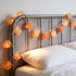 20 Rock,11.5ft Himalayan Salt Light String for Bedroom with USB Powered String Fairy Lights Night Salt Lamp,Natural