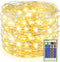 300LED Fairy Lights Twinkle String Light Plug in99ft Bendable Silver Copper Wire