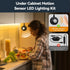 Lights,16.4Ft Bedside,12V Closet HOUHUI Dual Motion Sensor Light Indoor Under Bed Motion Activated LED Strip Lights