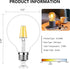 2PCS G125 Bulbs 8w 60 watt,E26 Bulb Lightbulbs 2700k 2PCS) Globe LED Light Equivalent Large Decorative Edison Light