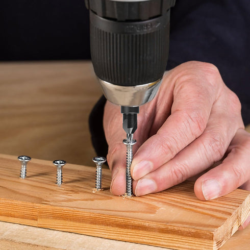7pcs Countersink Drill Bit Set, Woodworking Countersink Bit for #6#8#10#12#16 Screws in Hard Wood Plastic