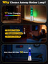 Remote,17-Color Lamp,15.5 Inch AONESY Liquid Motion Lamps with Changing Mood Large LED Night Light, Soothing Table Lamp
