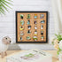 BENECREAT Square Cork Board Bulletin Display Board, Wall Mounted for Home & Office Decor