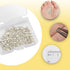 AIEX 4 Grams (about 400 pcs) Silver Solder Flux for Jewelry, 2x2mm Precut Silver Solder Chips Ultra Tiny Medium Density Easy Soldering for Jewelry Repair & Making (M Solder, 1360 F)