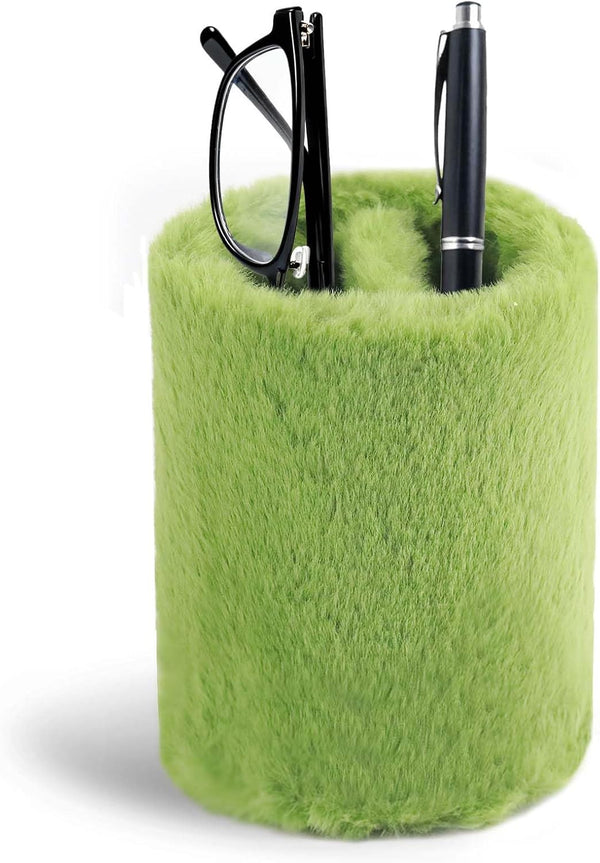 Qian Qian You Eyeglass Holder for Nightstand,Anti-scratch Plush Eyeglass Stand Glasses Holders for Office Desk