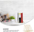 MERRYHAPY Book Storage Organizer Elegant Iron Bookend for Desk Display Design for Offices Bedrooms and Living Rooms