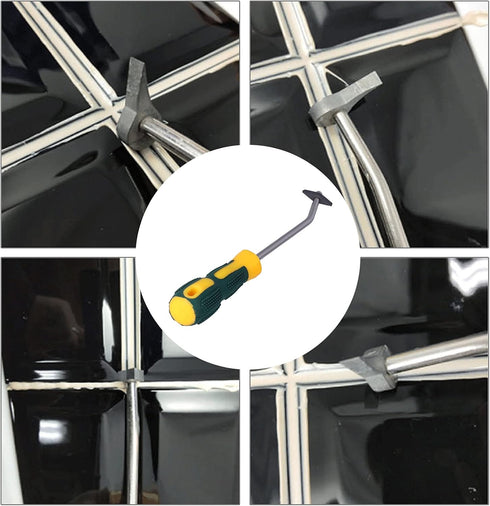Grout Removal Tool - 2 Set Grout Remover for Tile Joints and Seams, Paint Coating and Wall Treatment