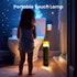 Yevheniy 3 Light-up Wall Torch Lamp with Lighting Levels, Hand Held & Wall Mountable Table Lamps, USB Rechargeable