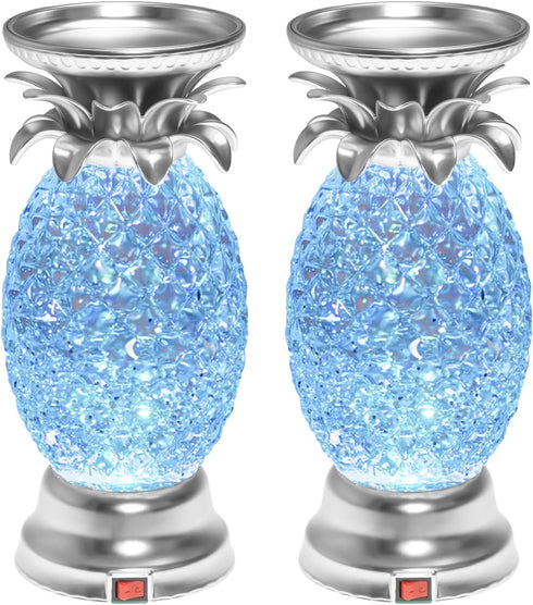 YAKii 9.5" Pineapple LED Color Changing Shine Lamp,Swirling Water Waves Lamp Kid