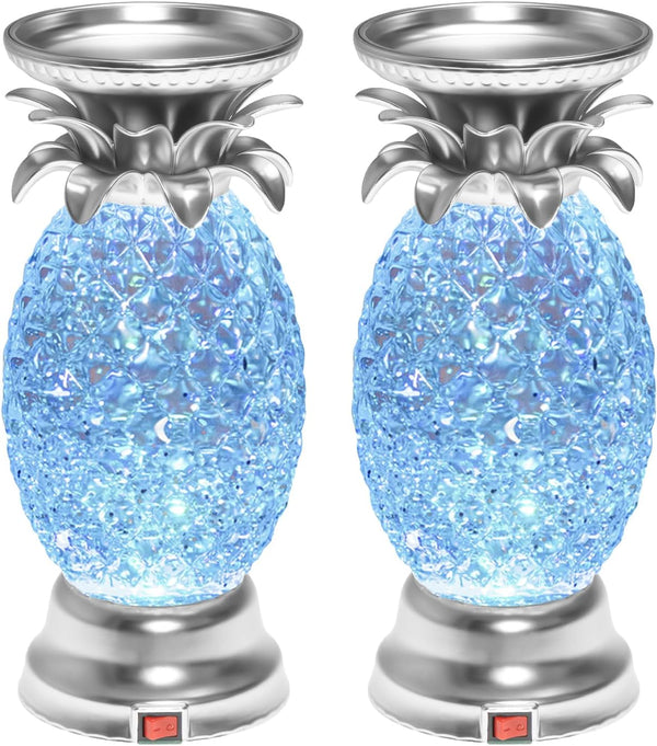 YAKii 9.5" Pineapple LED Color Changing Shine Lamp,Swirling Water Waves Lamp Kid
